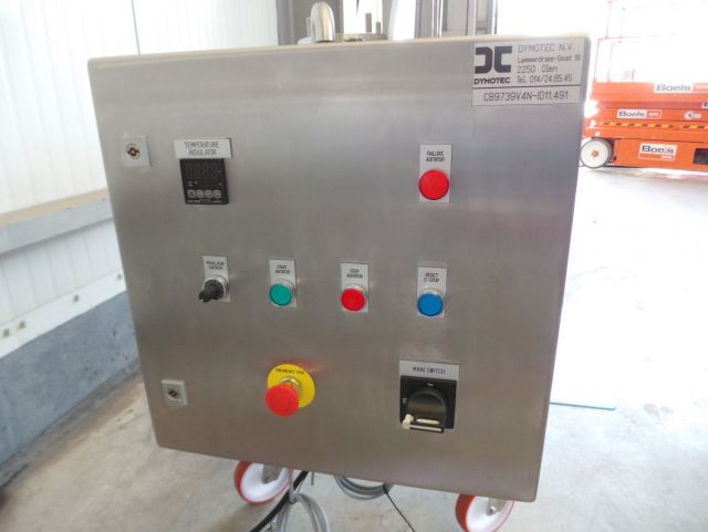 1 x 100L AISI316; Roestvrijstalen mengtank met sturingskast; geisoleerd; warmtewisselaar & 1 x 100L AISI316 enkelwandige tank