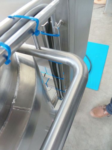 1 x 100L AISI316; Roestvrijstalen mengtank met sturingskast; geisoleerd; warmtewisselaar & 1 x 100L AISI316 enkelwandige tank