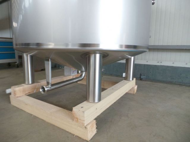 1 x 1.2m³ bier kookketel; brouwketel; geisoleerd met roerwerk