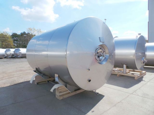 1 x 13.5m³ AISI304 BBT; warmtewisselaar; isolatie; 2bar druk op de binnentanks PED CE