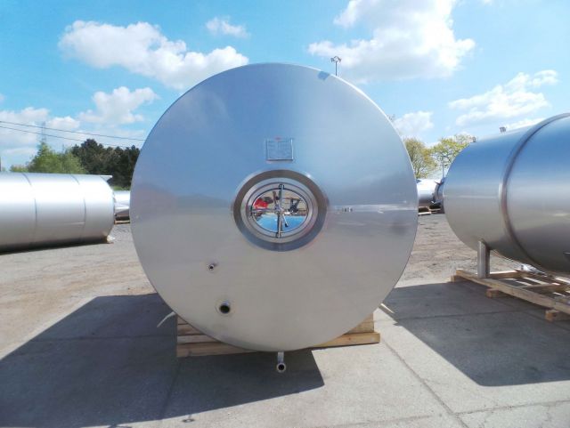 1 x 13.5m³ AISI304 BBT; warmtewisselaar; isolatie; 2bar druk op de binnentanks PED CE