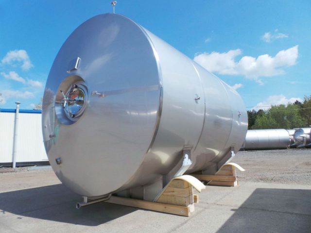 1 x 13.5m³ AISI304 BBT; heat-exchanger; insulation; 2 bar pressure innertank PED CE