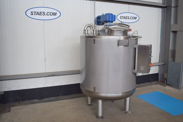 OR171211 - 1 x AISI304L stainless-steel mixing tank with a capacity of 1000L