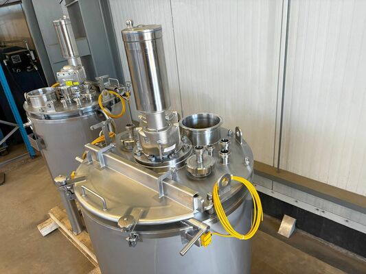 3 x Neuer vertikaler 300L Edelstahl-Mischbehälter aus AISI316L