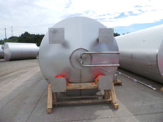2 x 26,2m³: AISI304 BBT helder bier tanks; 2.5 bar PED CE TüV; 10% Rx