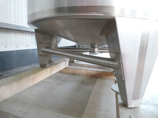 2 x 1.500L AISI316L; Roestvrijstalen mengtanks; warmtewisselaar; anker roerwerk;