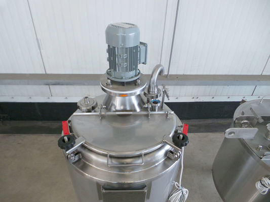 OR160840 - 1 x 100L AISI316; mixing tank; insulated; heat-exchange & 1 x 120L AISI304L mixing tank; gate agitator with scrapers; heat exchanger; insulation