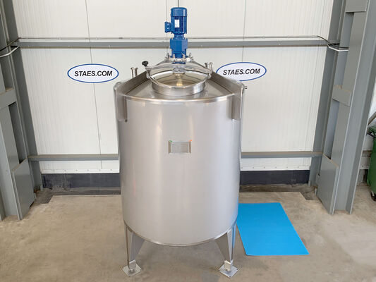 1 x 2500L stainless steel AISI 304L vertical mixing tank