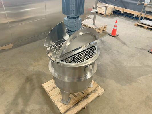 1 x New 500L stainless-steel AISI316L vertical mixing tank.