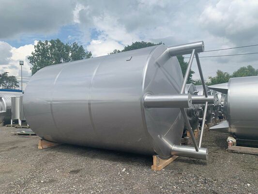 1 x Nieuwe roestvrijstalen verticale opslagtank van 25.000L in AISI316L