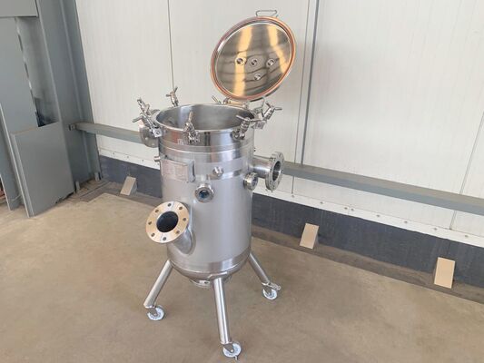 1 x Nieuwe roestvrijstalen verticale druktank van 150L in AISI316L