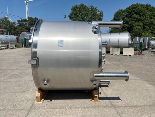 1 x Nouvelle cuve de stockage verticale en acier inoxydable AISI316L de 6.000L