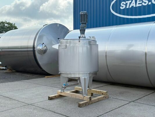 1 x New 1.000L stainless-steel AISI316L vertical mixing tank.