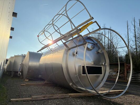 1 x Neuer vertikaler 15.300L Edelstahl AISI316L Lagertank