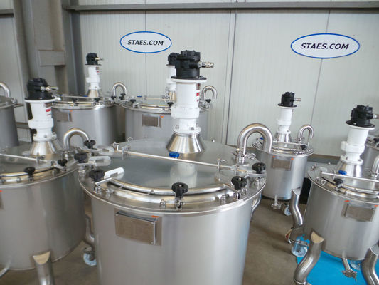 OR150522 - 10 x AISI316L Roestvrijstalen mengtanks met inhouden van 60 L tot 600L;
