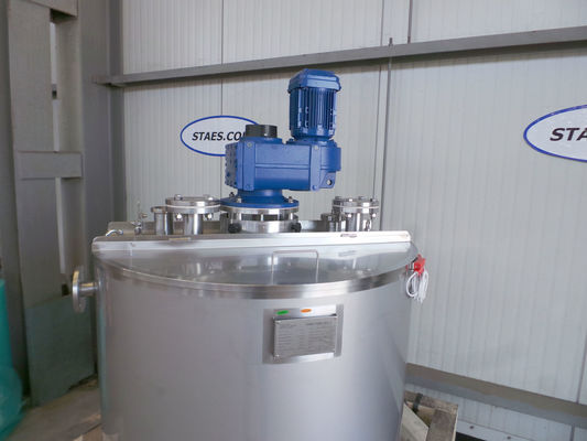 OR160840: 1 x 600L AISI316L stainless-steel mixing tank; gate agitator with scrapers; heat exchanger; insulation