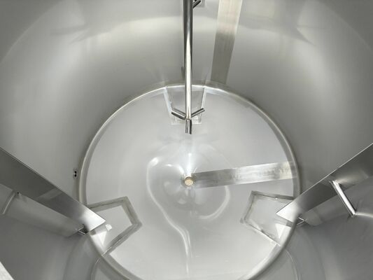 2 x New 1.760L stainless-steel AISI316L vertical mixing tanks.