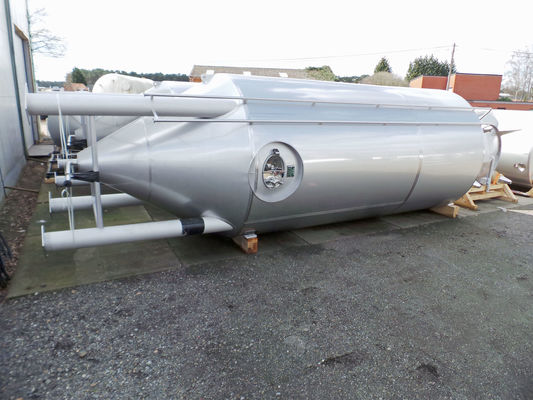 OR150994: 2 x 30m³ AISI304; geïsoleerde opslagtank; warmtewisselaar; verticaal
