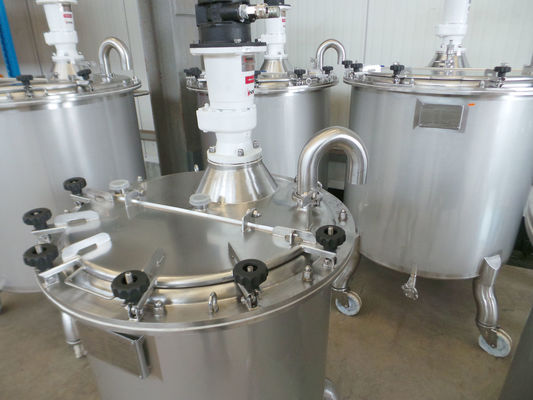 OR150522 - 10 x AISI316L Roestvrijstalen mengtanks met inhouden van 60 L tot 600L;
