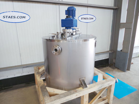OR160840: 1 x 600L AISI316L stainless-steel mixing tank; gate agitator with scrapers; heat exchanger; insulation