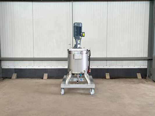 1 x New 100L stainless-steel AISI316L vertical mixing tank.