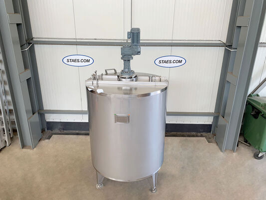 1 x New Stainless Steel AISI 316L Vertical Mixing Tanks of 2.000L.