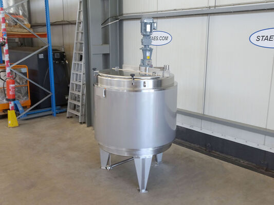 1 x New 1,000L Stainless Steel AISI 316L Vertical Mixing Tank.