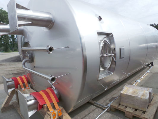 2 x 26,2m³: AISI304 BBT helder bier tanks; 2.5 bar PED CE TüV; 10% Rx