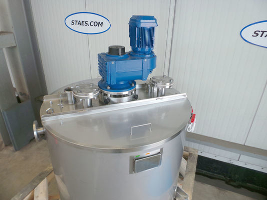 OR160840: 1 x 600L AISI316L stainless-steel mixing tank; gate agitator with scrapers; heat exchanger; insulation