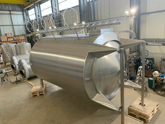 1 x Neuer vertikaler 32.700L Edelstahl AISI304 Lagertanks