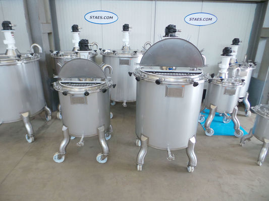 OR150522 - 10 x AISI316L Roestvrijstalen mengtanks met inhouden van 60 L tot 600L;