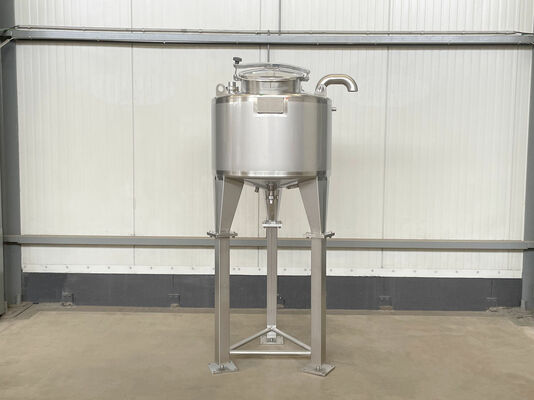 1 x New 340L stainless-steel AISI316L vertical mixing tank.