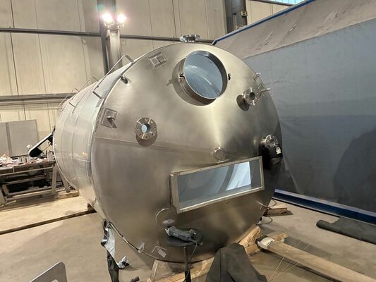 1 x Neuer vertikaler 15.300L Edelstahl AISI316L Lagertank