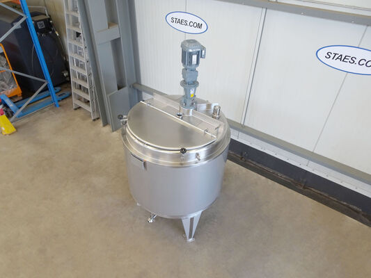 1 x New 1,000L Stainless Steel AISI 316L Vertical Mixing Tank.
