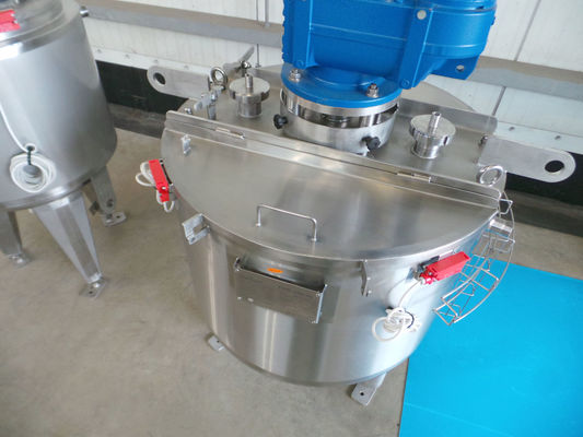 OR160840 - 1 x 100L AISI316; Roestvrijstalen mengtank; geisoleerd; warmtewisselaar & 1 x 120L; AISI304L; mengtank; schraaproerwerk; warmtewisselaar; isolatie
