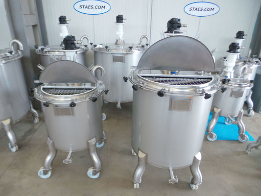 OR150522 - 10 AISI316 stainless-steel mixing tank with capacities from 60L to 600L