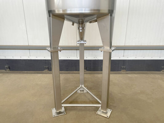 1 x New 340L stainless-steel AISI316L vertical mixing tank.