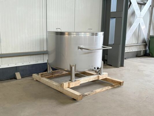 1 x Nouvelle cuve de stockage verticale en acier inoxydable AISI316L de 1.050L
