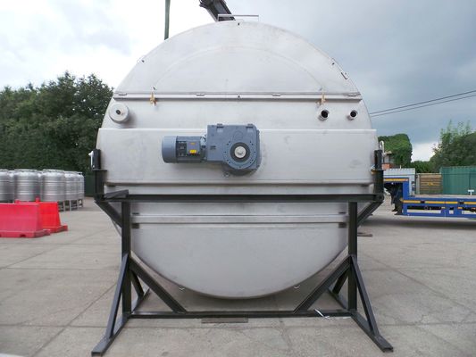 25.500L AISI304L mixing tank; slow speed chocolat agitator; heat exchanger