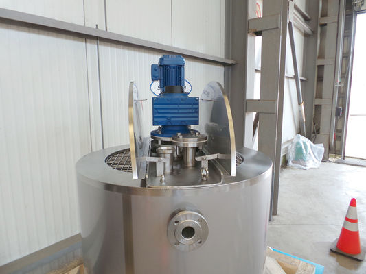 OR160840: 1 x 600L AISI316L stainless-steel mixing tank; gate agitator with scrapers; heat exchanger; insulation