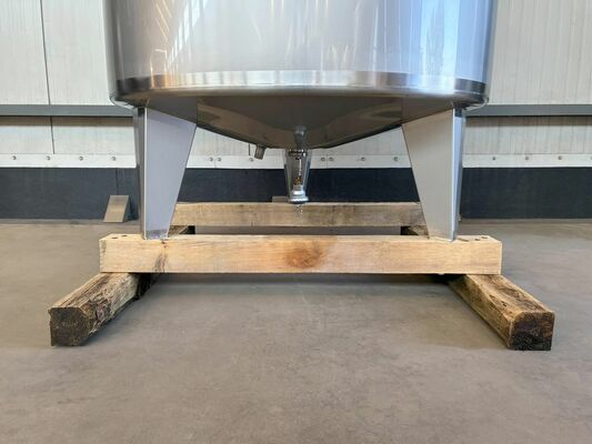 1 x Neuer vertikaler 1.330L Edelstahl-Mischbehälter aus AISI316L