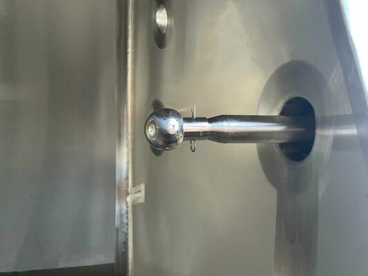 1 x New 2.500L stainless-steel AISI316L vertical storage tank.