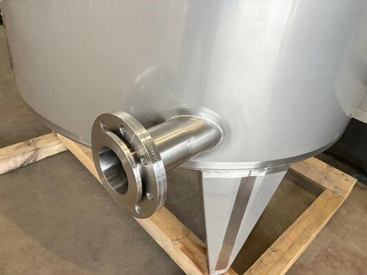 1 x Neuer vertikaler 2.500L Edelstahl AISI316L Lagertank